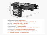 Doweling Jig Kit, Self Centering Dowel Drill Jig for Straight Holes, Aluminum Alloy Woodworking V952-ZJJJJXZKJJ00ELCE6001V0