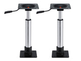 Seamanship Boat Seat Pedestal 5575cm Adjustable Gas Lift 360 Degrees Swivel 2 Pack BS-PED-GL-5575-BKX2