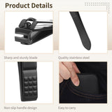 12PCS 10-in-1 Manicure Set, Stainless Steel Nail Pedicure Kit with PU Leather Travel Case, V1369-AZ3-W-08847