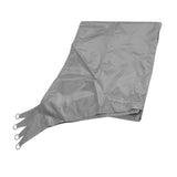 Quadrilateral Shade Sail Garden Sunshade Canopy Rainproof Sun Shade for Outdoor SummerGray 4x5m V1294-YM0901-3111210096812