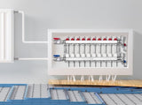 10-Branch Heat Manifold, 1/2" PEX Tubing Manifold, Stainless Steel PEX Manifold for Hydronic V952-DRFSQBXG10HL1S697V0