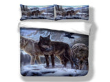 Lupo Alpine Wolf Pack Quilt / Doona / Duvet Cover set V745-AQ041192Q3