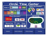 Learning Center Pocket Chart, Heavy-Duty Kids Calendar for Classroom, Educational Pocket Chart V1192-AZ-W-10740