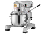 Commercial Food Mixer, 10L Commercial Stand Mixer with 3 Adjustable Speeds, 550W Dough Mixer with V952-ZXSPJBJ10QT66CB89V3