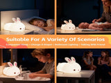 Squishy Cute Bunny Night Light V915-BR0124