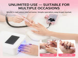 Electric Nail Drill Kit with Diamond Decor Design, Multiple Drill Bits and Polishing Accessories for V888-ELOSUNG57280