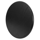 Black Wood Dining Chair Seat Replacement Round Stool Top Cover Durable Design V1370-AZ4-21563