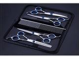 Dog Scissors Grooming Scissors for Dogs Cats 5-in-1 Sharp Curved Scissors Set Dog Grooming Set for V1370-AZ4-08104