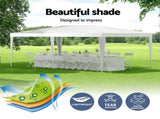 Instahut Gazebo 3x6m Wedding Party Marquee Tent Outdoor Event Camping Canopy Shade White GAZEBO-WED-T-FG-3X6-WH