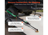 Wheel Chock Tie-Down Kit, Tire-Style Tow Dolly Strap, Car Tie Down Kit with Heavy-Duty Hook, Break V952-CLJGTJ2LTXZX66N3Q001V0