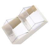 Desktop Storage Box Plastic Multi Layers Dust Proof Modern Minimalist Desk Organizer Box for Teabag V1294-YM0901-3117240099611