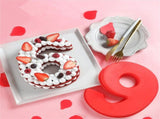2PCS 10 Inch Silicone Cake Mold 6 and 0 Numbers DIY Silicone Cake Baking Mold 3D Silicone Cake Mold V1294-YM0717-10047825