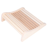 Sauna Pillow Relieving Pain Convenient Practical Relaxing Comfortable Ergonomic Design Wooden Back V1294-YM0715-3111210464411