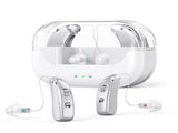 Rechargeable Hearing Amplifier with Charging Case Compact Sound Enhancer for Daily Use, Noise V1107-CS-BTYS905