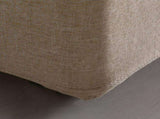 Levede Fabric Bed Frame Double Gas Lift Double Beige BF1008-D-BG