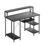 Levede Office Gaming Computer Desk Black DH1054-BK