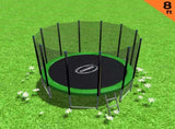 Kahuna Blizzard 8 ft Trampoline Green TRA-BLZ-08-GN