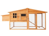 Furtastic Large Chicken Coop & Rabbit Hutch With Ramp WCC-JOY-003-LHR
