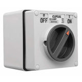 56 Series 500VAC 63A 1 Gang 3 Pole IP66 Surface Switch, Grey V1202-V1-CLI56SW363GY