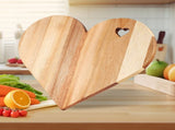 Heart Shaped Cutting Board Gifts for Wife Women Friend for Birthday,Acacia Wood Bread Board Cheese V1189-LWWAL-20260401-05452