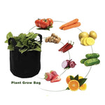 6 Pck 10 Gallon Fabric Flower Pots 38L Garden Planter Bags Black Felt Root Pouch V238-SUPDZ-39610063814736