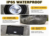 Solar Rock Garden Light - Outdoor LED Landscape Light with Solar Panel, Waterproof Stone Effect Lamp V888-ELOSUNG54953