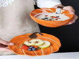 Pumpkin Bowls, Ceramic 12oz Pumpkin-Shaped Ramekins, Perfect for Baking Souffl, Pudding, and V1370-AZ4-17252