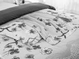 Grey Stripe Aveline Elegance Quilt / Doona / Duvet Cover set V745-AQ081952Q3