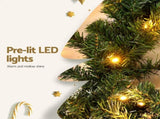 Jingle Jollys 10M Christmas Garland LED Lights Party Xmas Decorations 700 TIPS XM-TR-GAR-10M-LED