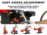BAUMR-AG 20 Tonne Petrol Hydraulic Wood Log Splitter, Horizontal and Vertical Logsplitter - HPS500 V219-LGSPTRBM5C0A