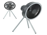 10000mAh USB Tripod Camping Fan Outdoor Portable Camping Fan with Light Power Bank Gray V1294-YM0703-3113230110411