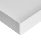 Rectangular Plastic Desk Organizer, Letter Tray,For use inside a drawer or cabinet or on a desk or V1366-AZ2-W-09217