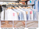30 Pack Clear Garment Bags, 47.2 Inch Plastic Garment Bags Dustproof, Long Clothes Covers, V1259-DP01-A-2899