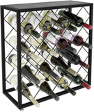 Freestanding Metal Wine Rack for 25 Bottles V178-36090