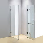 1200 x 800mm Frameless 10mm Glass Shower Screen By Della Francesca V63-830921