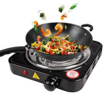 Electric Countertop Burner,Single Stove,1000W Induction Cooktop,Portable Electric Hot Plate,5 Level V1366-AZ2-W-24201