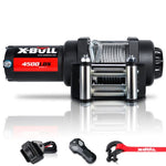 X-BULL Electric Winch 12V 4500LBS Steel Cable Wireless remote ATV UTV Boat Trailer V211-AUEB-AXEW017S