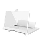 White 18-Inch Ultra-Clear Portable Retractable HD Mobile Phone Screen Magnifier - Eye Protection V888-ELOSUNG39945
