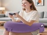 Reading Lap Pillow Ergonomic U Shape Cushion Reading Pillow for Bed for Adults Elbow Rest Reduces V1107-115-88835-GRY