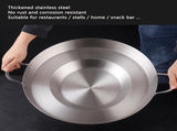 38cm Multifunctional Grill Pan with Double Handles - Silver - Suitable for Induction Gas and V1258-DP02-BOL-26