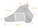 Black Soft Multi-Angle Tablet Pillow Stand - Comfy Reading & Viewing Holder for iPads, Books, V888-ELOSUNG27495