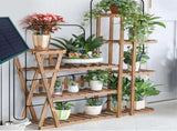 Solar Drip Irrigation System for Garden Digital Display Screen Automatic Watering System for 10 V1294-YM0901-H49220