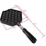 1x Aluminum Alloy NOn stick DIY Eggettes Pan Egg Bubble Cake Baking Mold Plate Using for Home V1294-YM0722-JYA01565