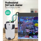 Giantz Aquarium Filter Fish Tank External Canister Water Pump 1850L/H AQ-UVF-HW1850L