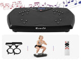 Everfit Vibration Plate Exercise Machine Full Body Shaker Workout Vibrate Fitness Platform with FIT-H-VP-DIAMOND-BK