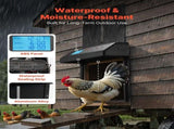 Automatic Chicken Coop Door, Battery Powered Chicken Coop Door with Timer & Manual Setting, V952-JSKMQHSSKGDCAG9SN001V9
