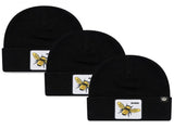 3x Goorin Buzzed Beanie Hat Warm Winter Ski Animal Series - Black V563-107-0216-BLK-3X