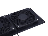 12W 18V Solar Powered Dual Exhaust Fan Kit 43.4Cfm Solar Panel Fan for Chicken Coops Greenhouses V1294-YM0901-3114250034511