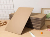Khaki Corrugated Cardboard Sheets for Crafting and Packing - Easy to Shape, Versatile Use V1192-AZ-W-26879