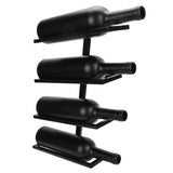 Wall Mounted Red Wine Bottle Holder Rack Storage Shelf for Household Kitchen Bar Decor4 Bottle V1294-YM0901-3115200131112